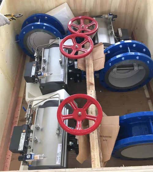 Pneumatic Butterfly Valve packing_ Pneumatic Butterfly Valve packing_