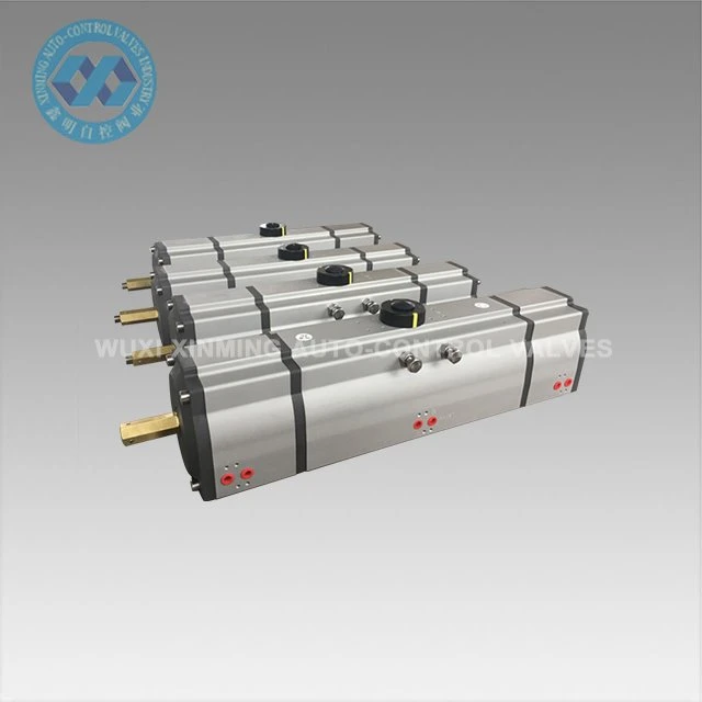 Tre-trins pneumatisk aktuator