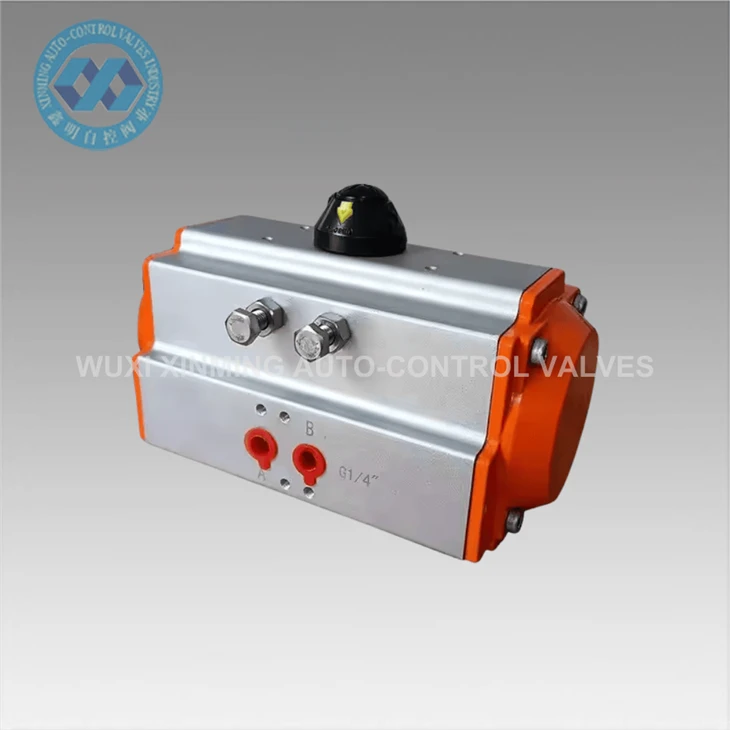 Quarter Turn Air Actuator til kugle/sommerfuglventil Dobbeltvirkende pneumatisk roterende aktuator
