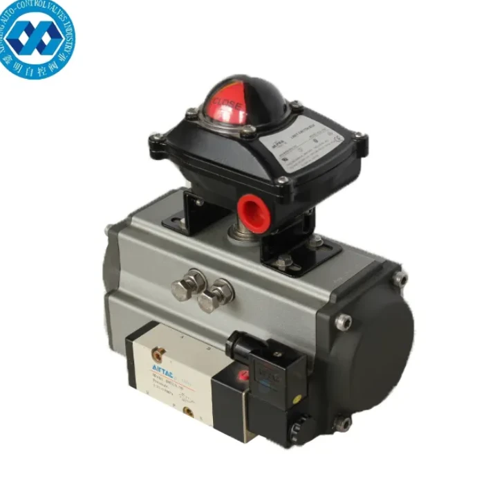 Ventil Airtac pneumatisk cylinderaktuator med aktuatorpositionsindikator